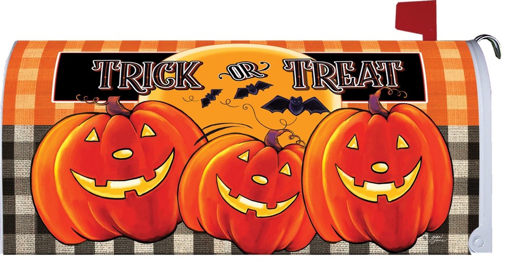 Happy Jack Plaid Mailbox Cover