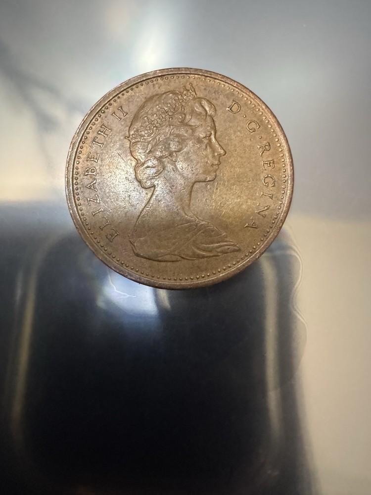 1967 ELIZABETH II CANADA SMALL CENT SKU:7