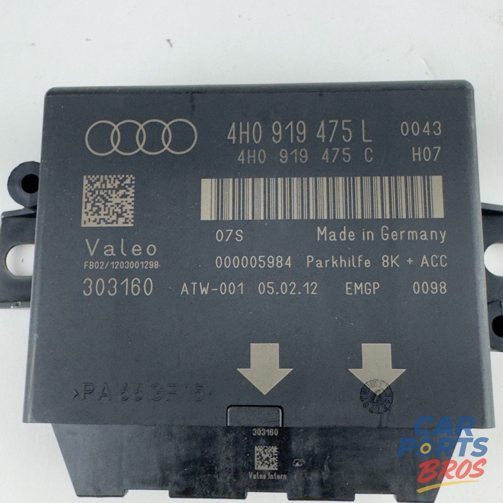 2013 Audi S6 Park Assist Control Module 4H0919475L OEM