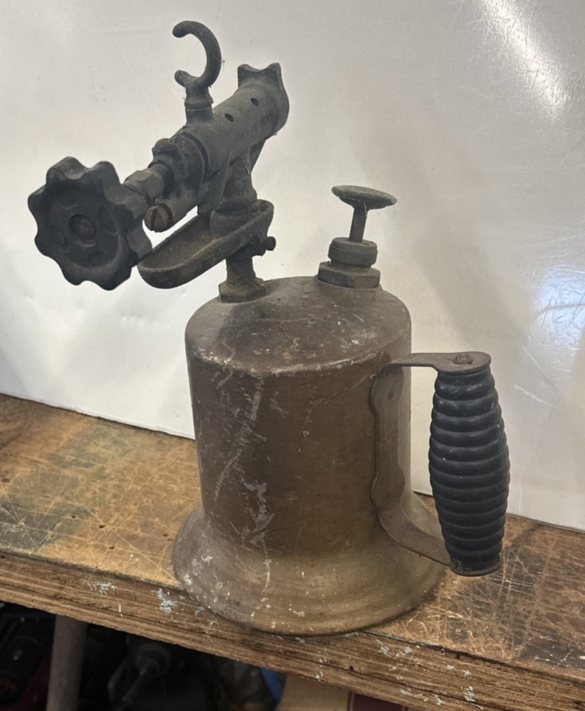 Vintage Blow Torch Hand Tools Untested Decor