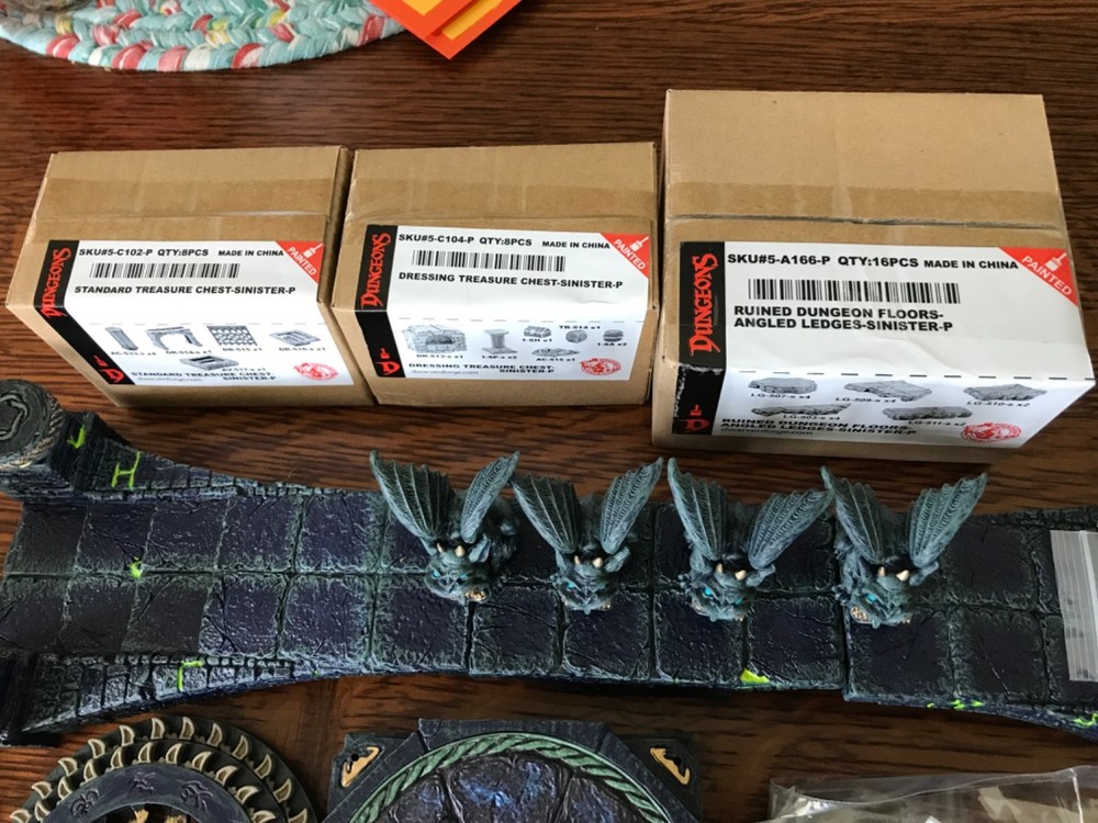 Dwarven Forge Sinister Painted Lot Used