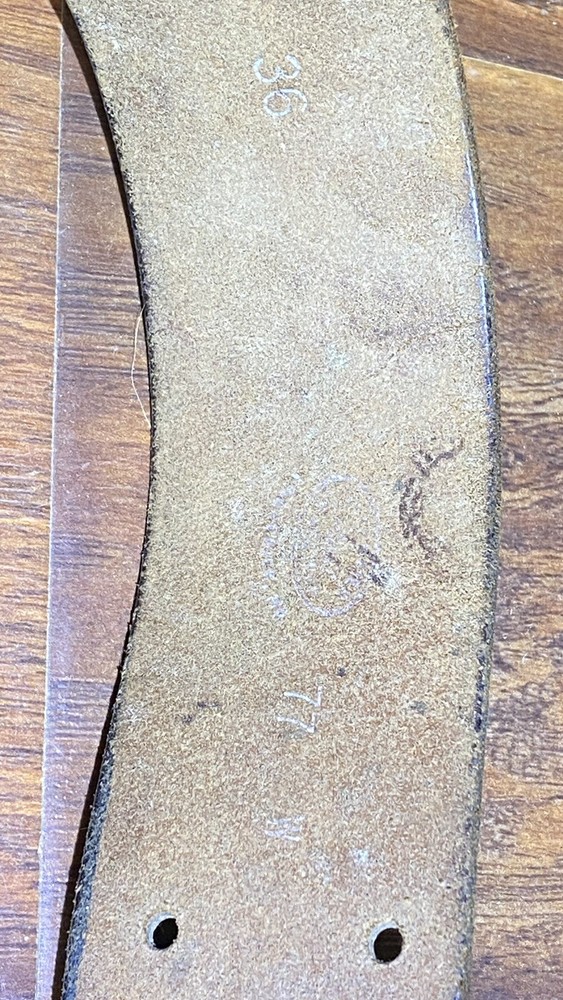 Jay-Pee Belt Wide Two Hooks Leather Vintage