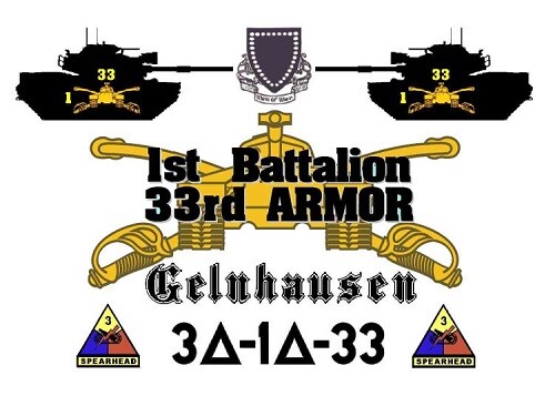 Address Labels - 1st Battalion - 33rd Armor