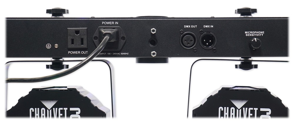 Chauvet DJ GigBAR Flex Lighting System w/Derby+Par Lights+Footswitch+Controller