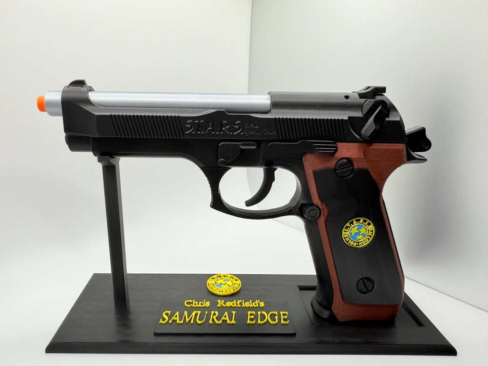 Resident Evil Samurai Edge Prop With Stand | Chris Redfield | 3D Printed