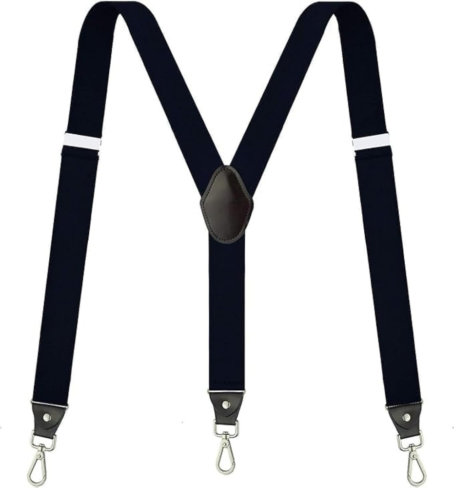 Suspenders for Men, Adjustable Suspenders with Elastic Straps Y-Back Constructio