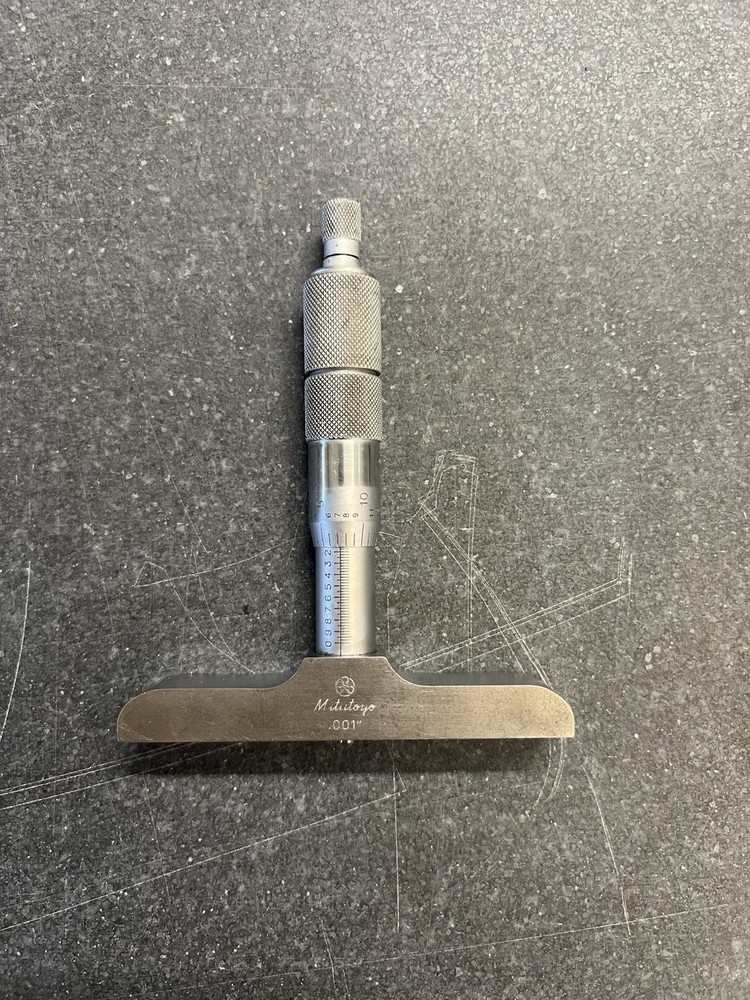 Mitutoyo Depth Micrometer .001 japan machinist tools