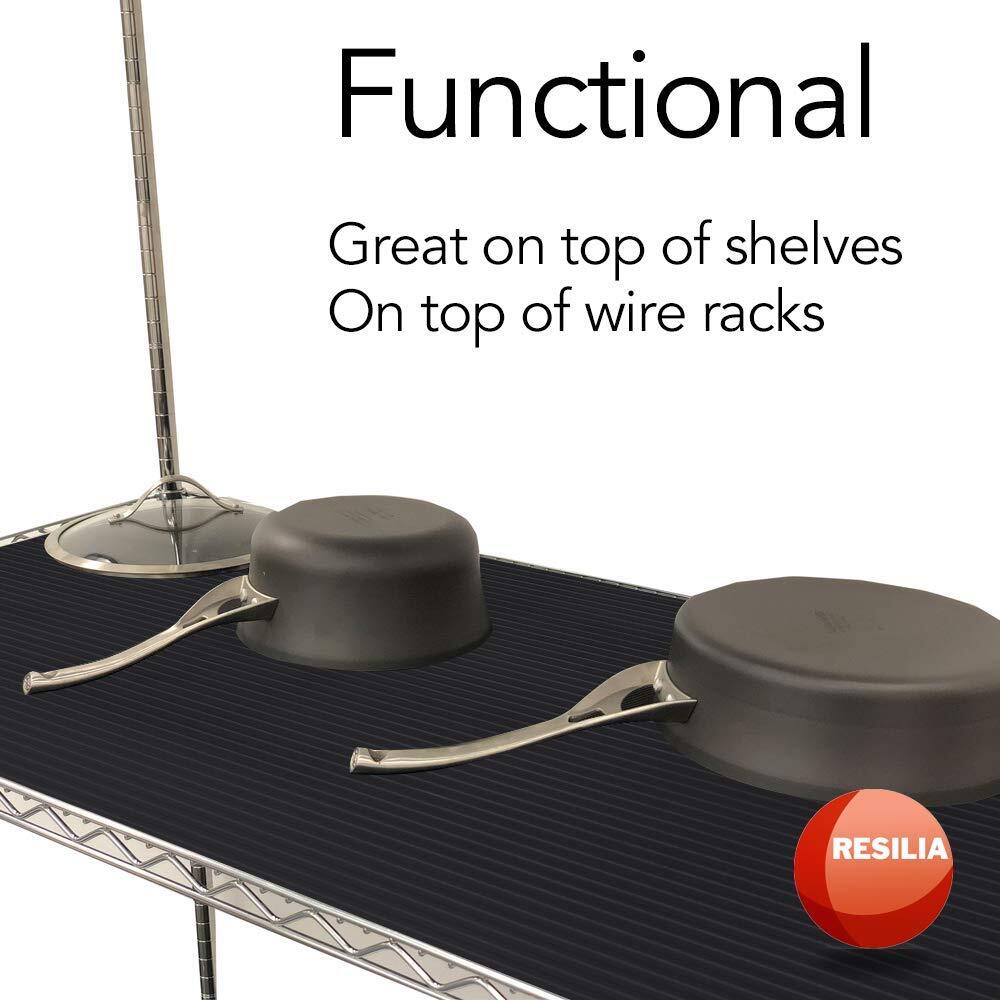 - Black Plastic Floor Runner/Protector - Embossed Wide Rib Pattern 27 Inches ...
