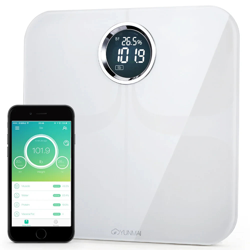 YUNMAI Premium Bluetooth High Precision Smart Scale with App