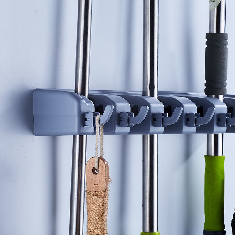 Simplistic | Bathroom Mop / Broom Holder