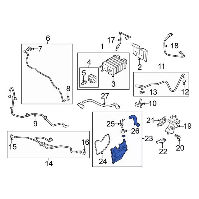 Genuine Ford Engine Crankcase Vent Valve 9E5Z6A785B