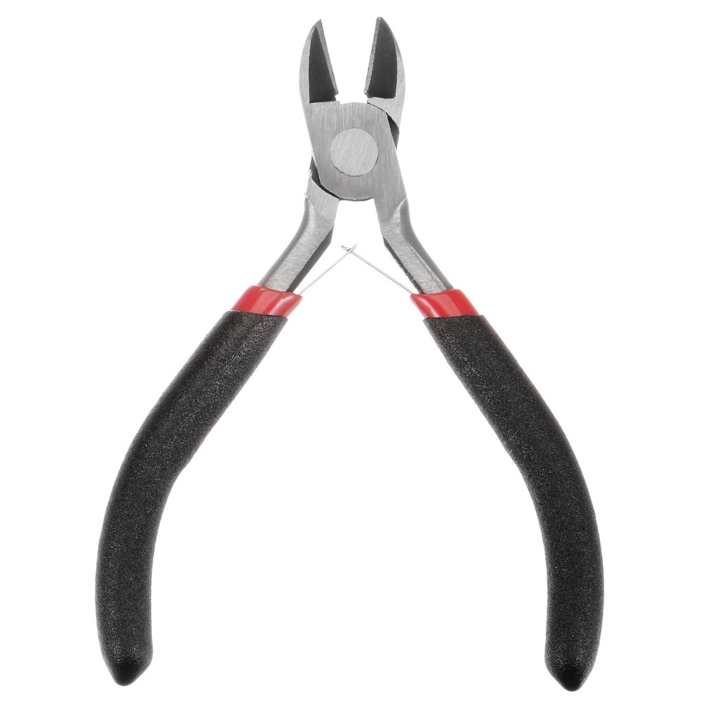Wire Cutters 4.5" Diagonal Cutting Side Precision Pliers with Black Handle