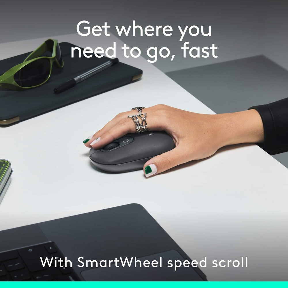 Logitech - POP ICON COMBO Compact TKL Bluetooth Keyboard and Mouse Bundle wit...