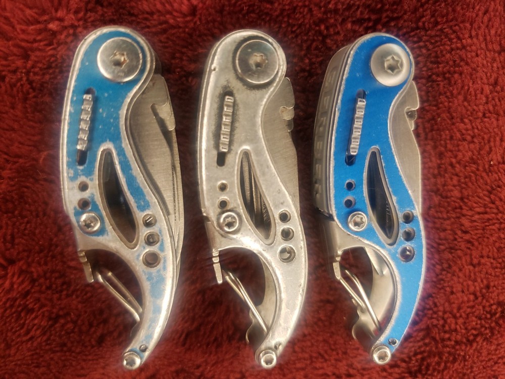 🔪 Lot 3 Gerber Multi Tool Curve multiplier 2 Blue 1 Silver