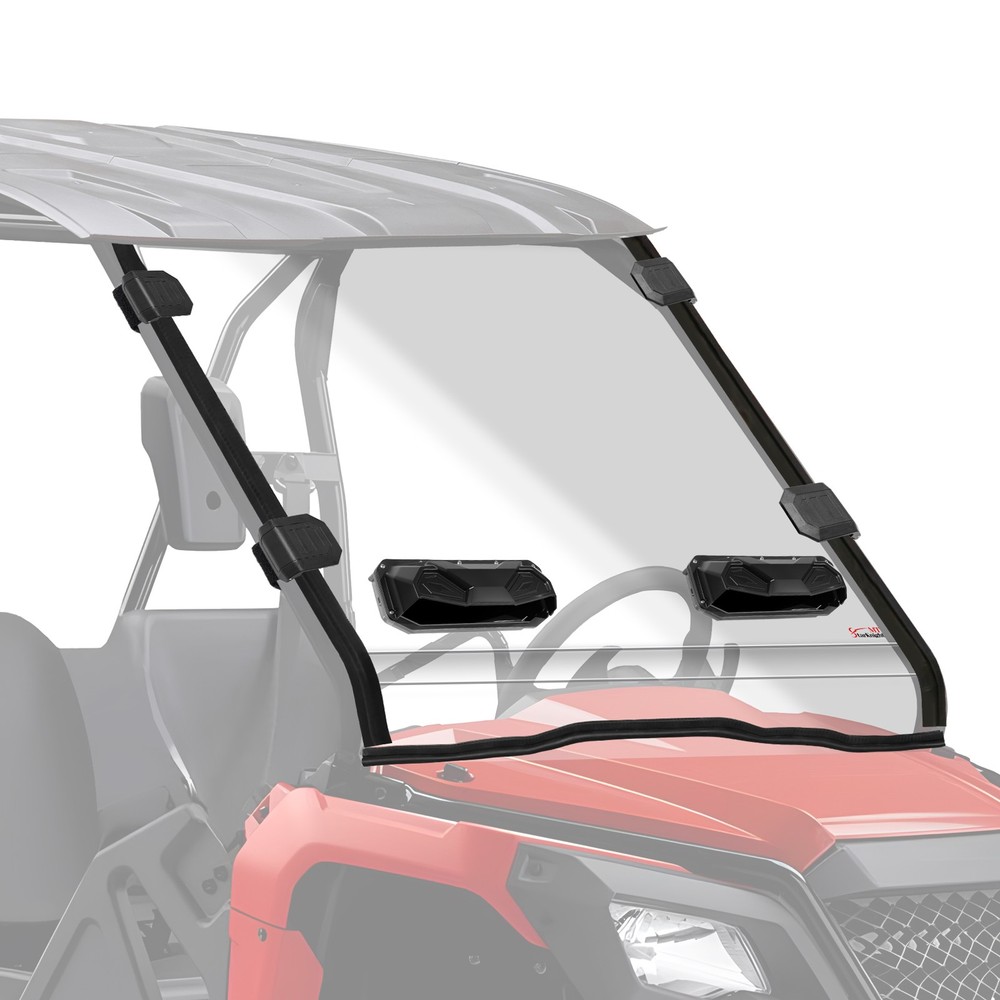 Front Windshield Scratch-resistant Vent Window for Honda pioneer 500 520