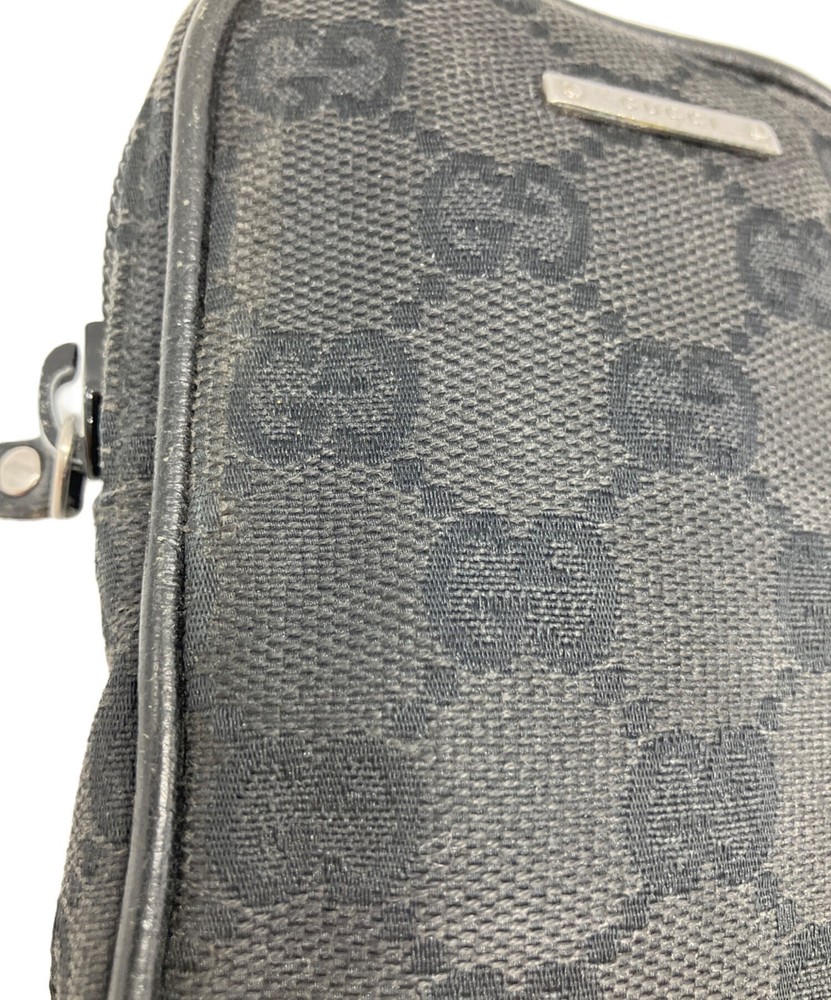 GUCCI Cigarette Case 115249 Black Authentic From Japan