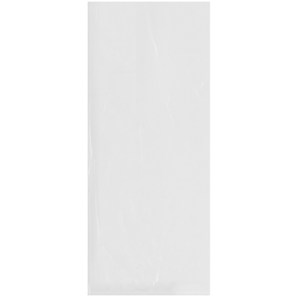 Plymor 10" x 24", 4 Mil Flat Open Clear Plastic Poly Bags