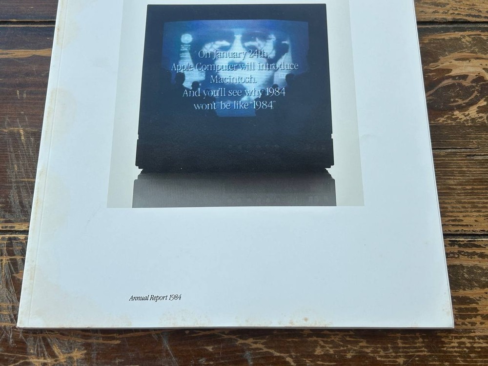 Vintage Apple Computer Annual Report 1984 Original Book