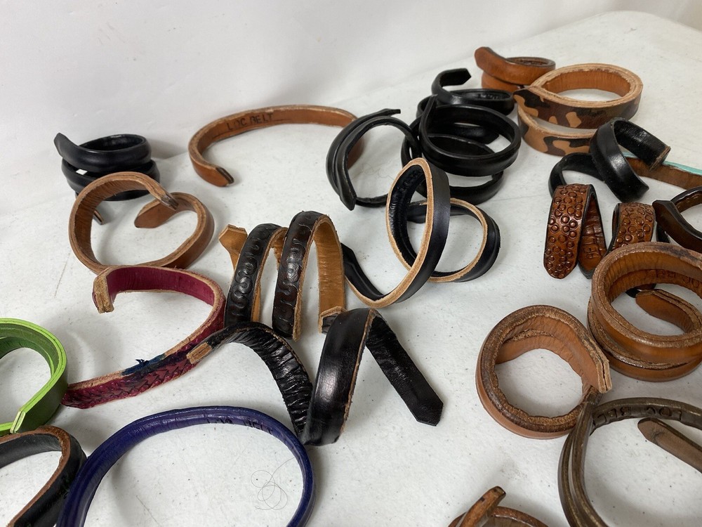 Leather Loc Hair Belt Wrap 55+