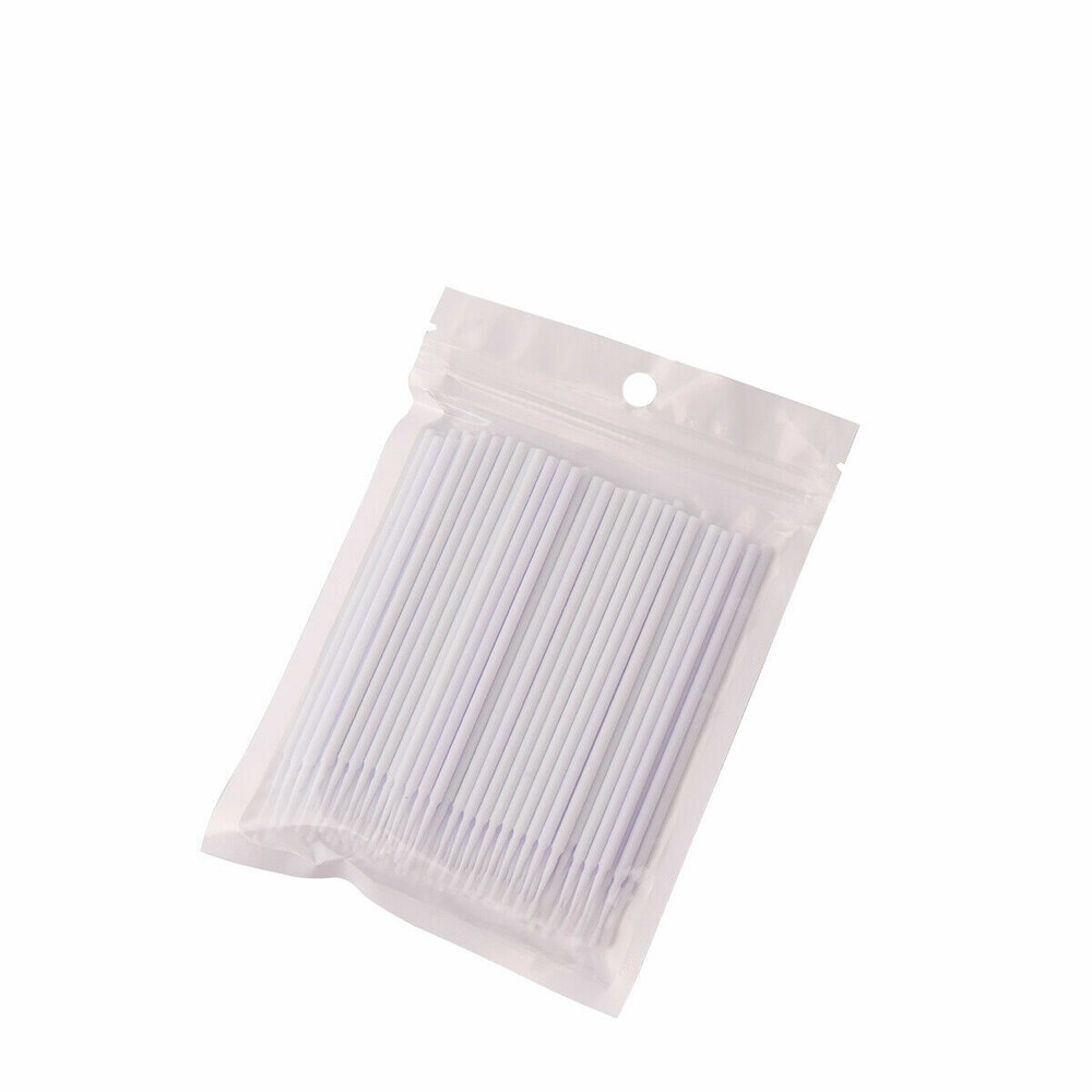 100 Pcs Dental Micro Brush Disposable Materials Tooth Applicators Medium Fine