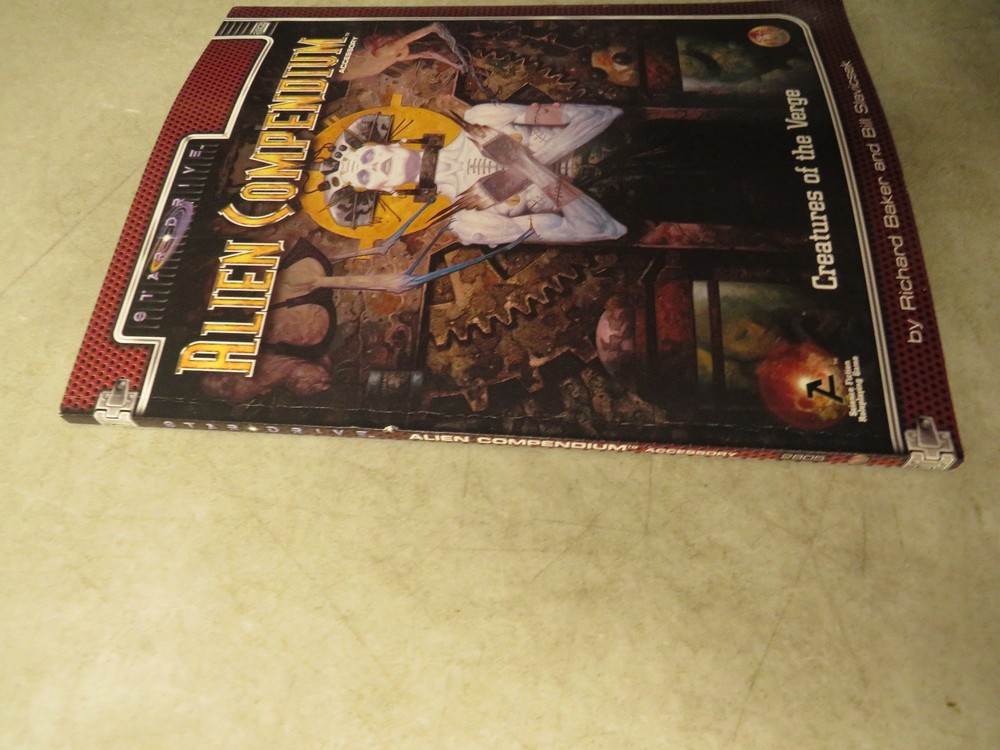 1998 Stardrive TSR Alien Compendium Accessory 2805 Paperback