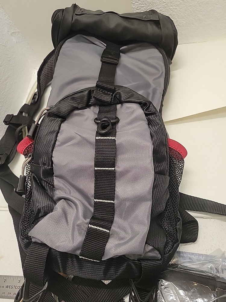 Outdoor Products Hydration Backpack Water Pack H2o Bladder Grey Performance