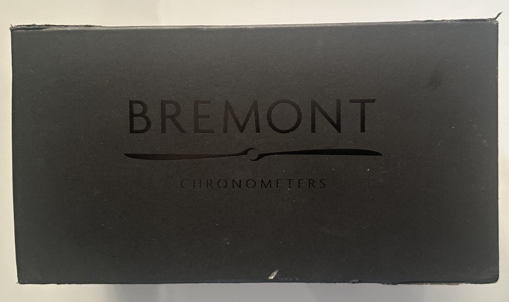 Genuine Original Bremont Watch Dark Brown Large Empty External Outer Box Case