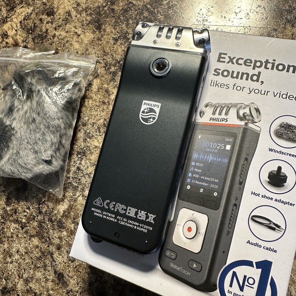 Philips VoiceTracer Audio Recorder DVT7110