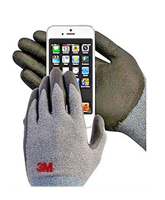 3M Micro Foam Nitrile Grip Coated Nylon Shell Protective Work Gloves 10Pack Grey