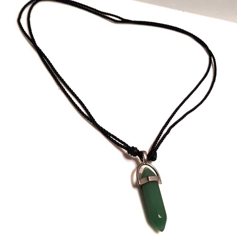 Adjustable Necklace Aventurine Pendant