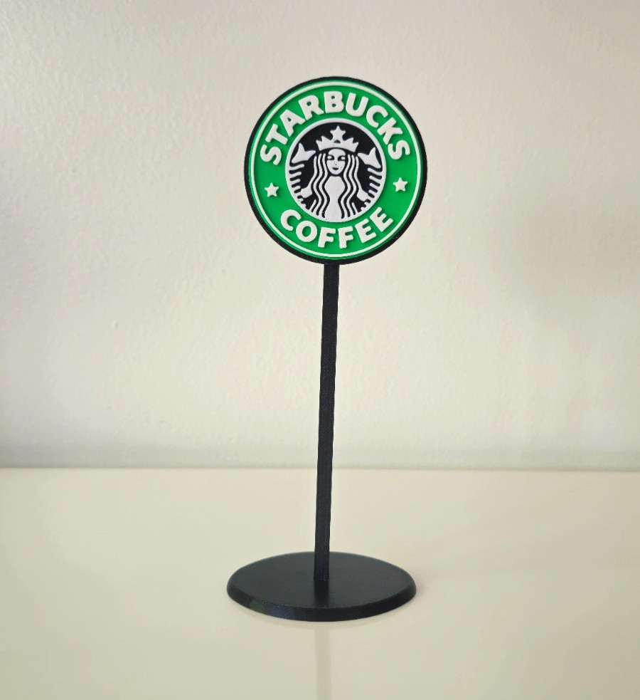 Mini Starbucks Logo Display Stand