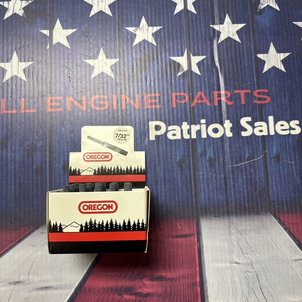 Oregon 31398 3-Pack Unthreaded Chainsaw Sharpening Stone 7 32" Sure Sharp