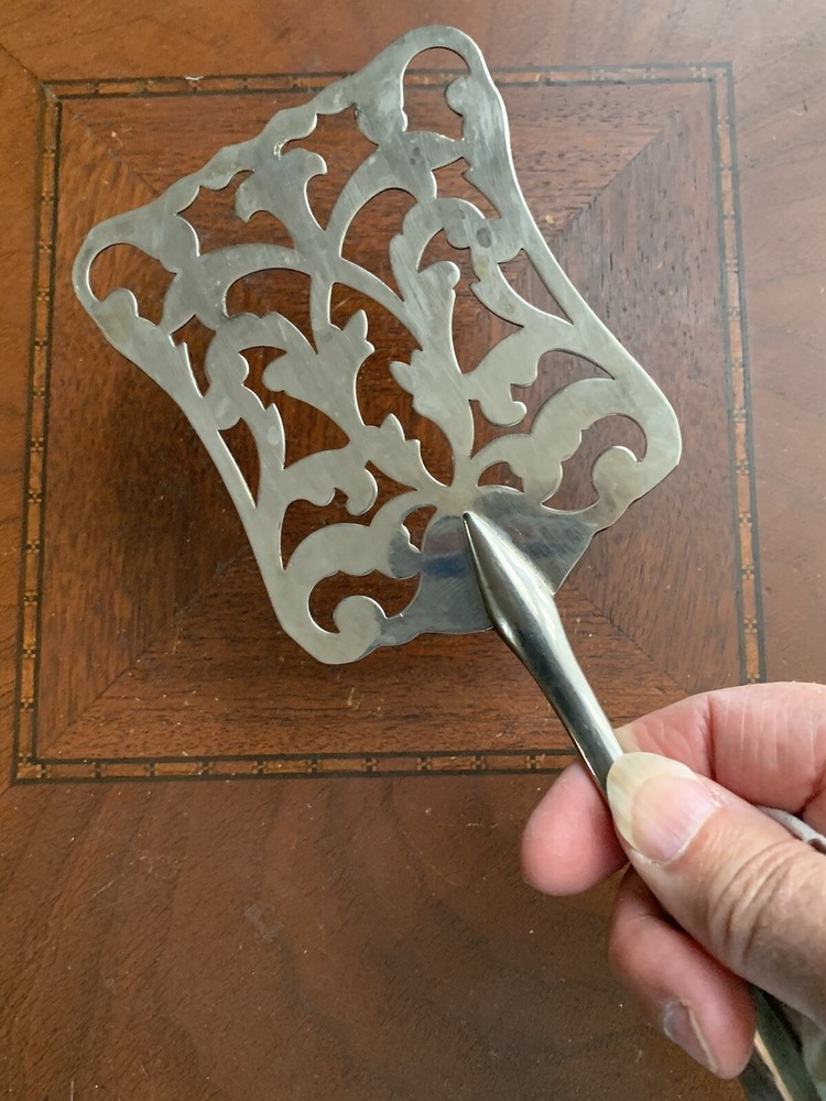 VTG 1996 International Silver Co. Silver Plated Asparagus Server