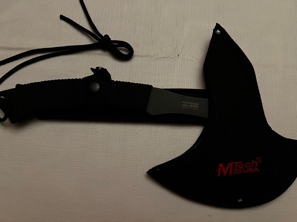 M Tech 11” Full Tang Throwing Axe Tomahawk with Sheath