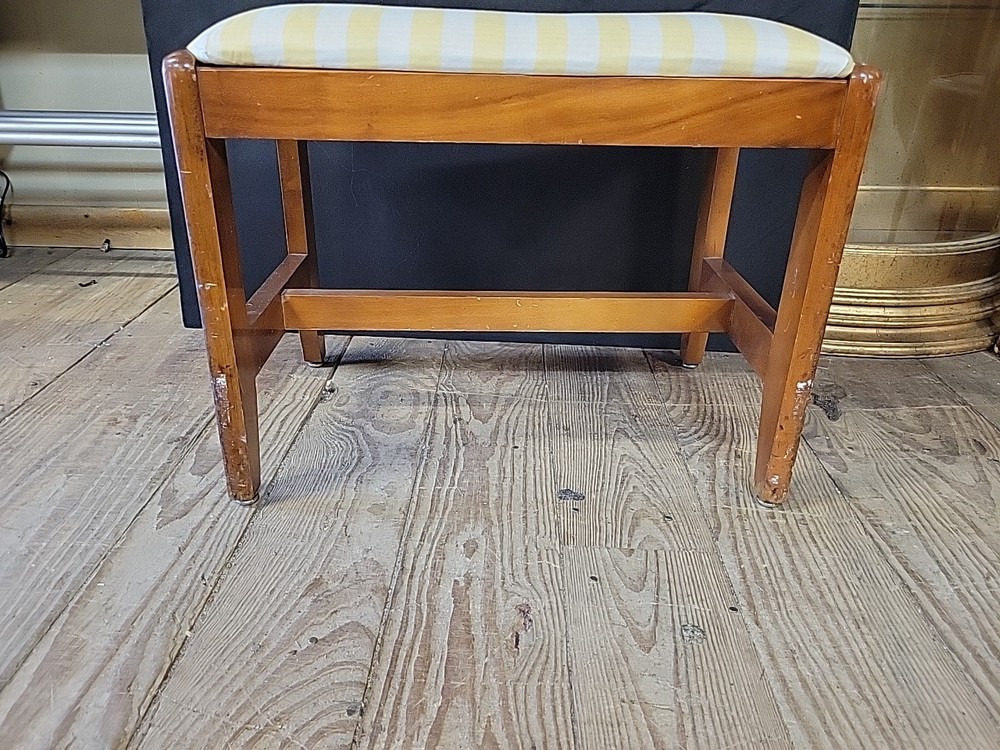 Vintage Vanity Bench Stool