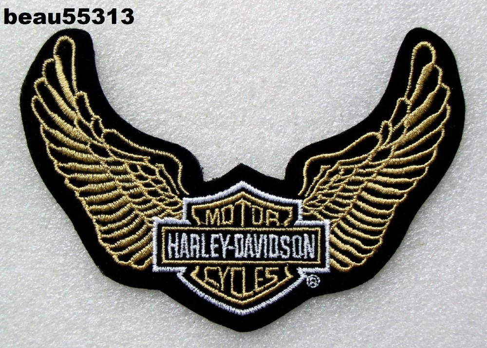 ⭐HARLEY DAVIDSON MOTORCYCLES "WING" VEST JACKET PATCH