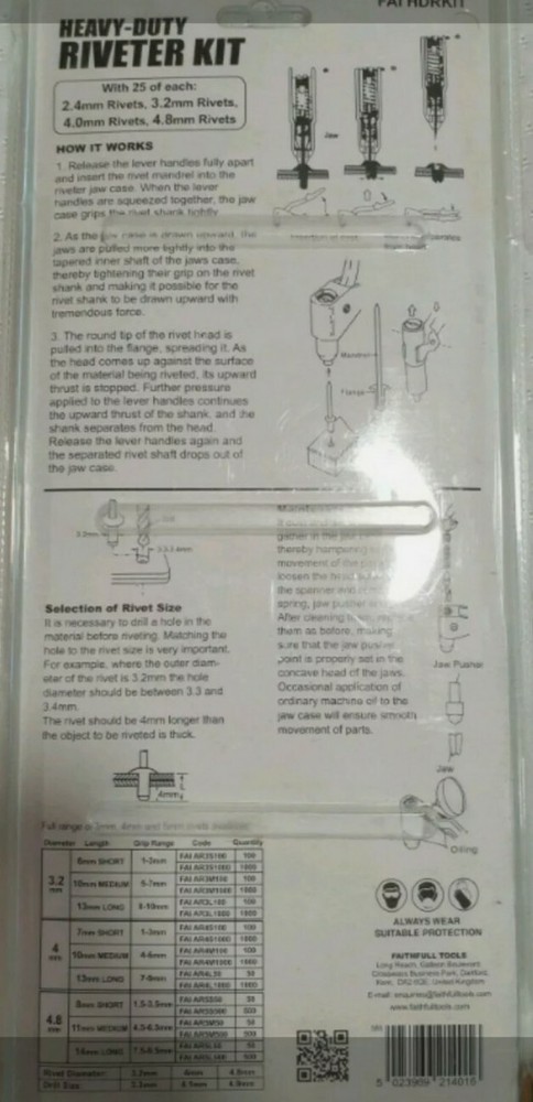 Faithful heavy duty riveter