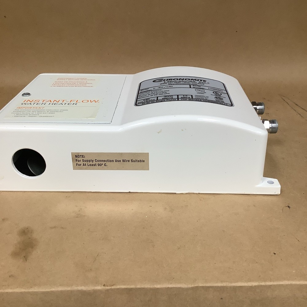 Chronomite S-30L/240-W Instant Electric Tankless Hot Water Heater 220/240VAC