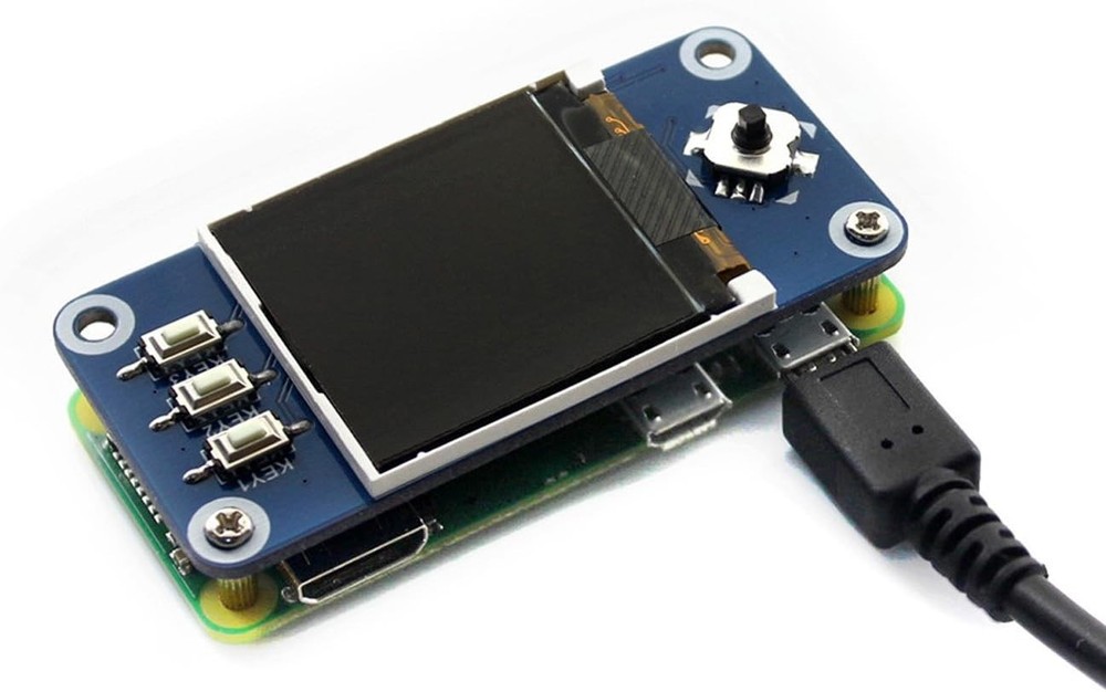 Waveshare 1.44inch LCD Display HAT for Raspberry Pi 128x128 Pixels SPI Interface