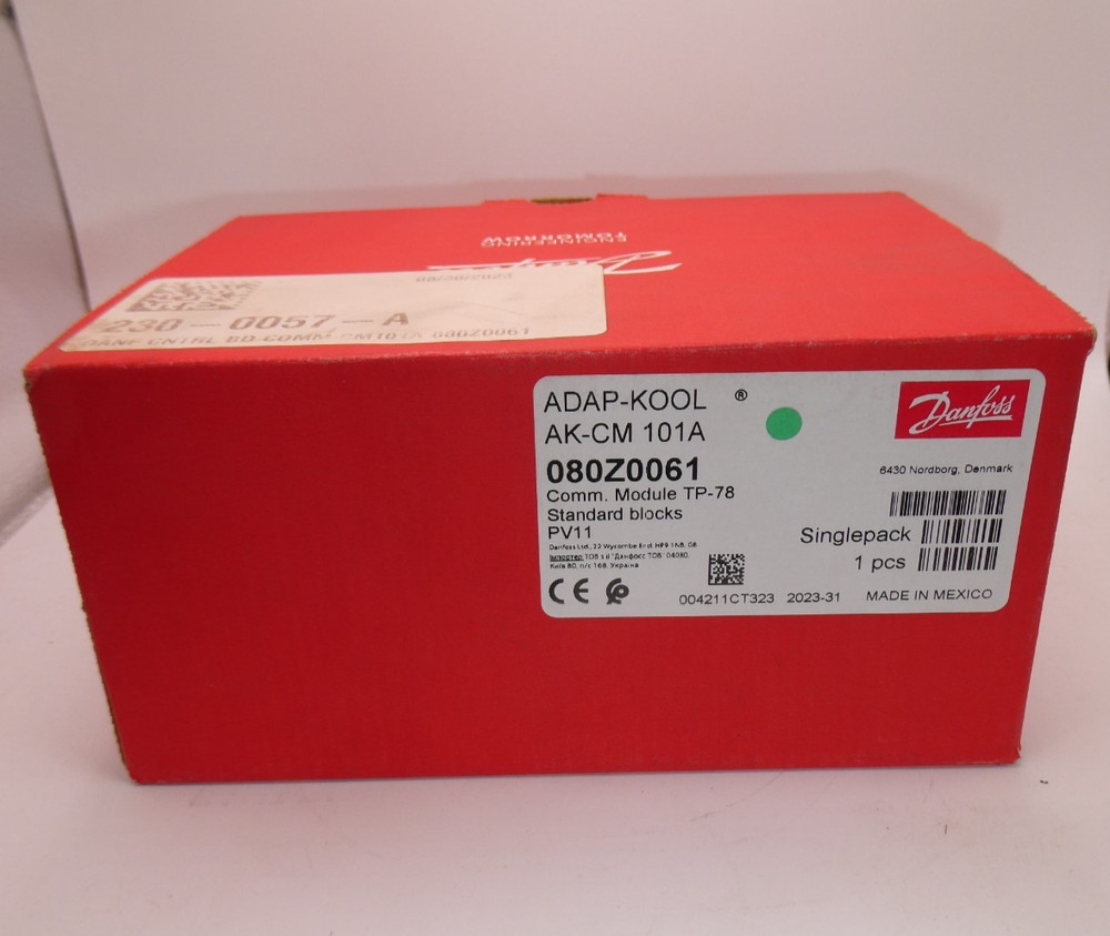 Danfoss 080Z0061 Communication Module AK-CM 101A TP-78 Standard Blocks