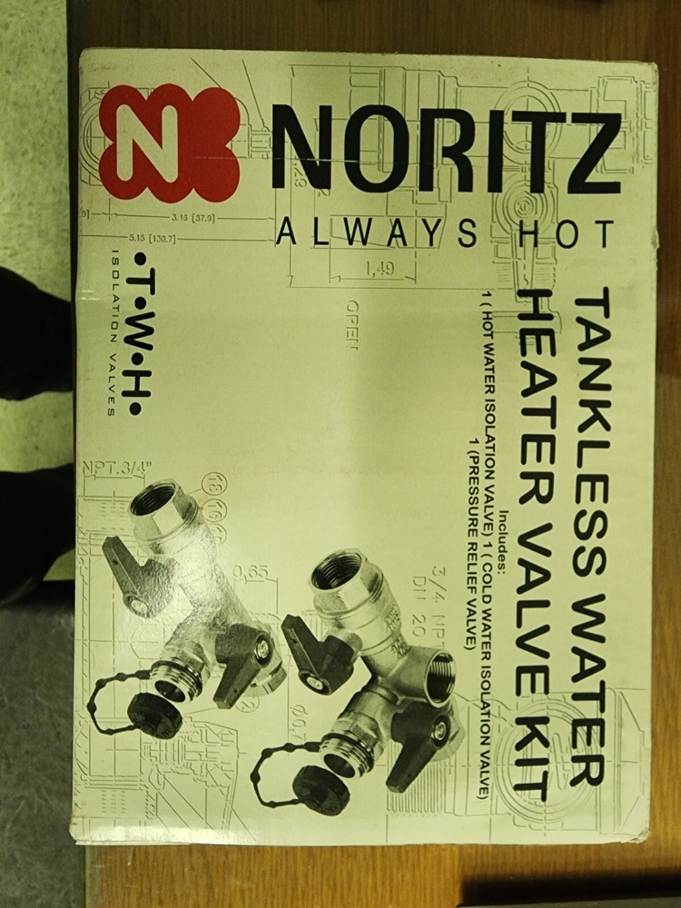 tankless water heater service valve kit