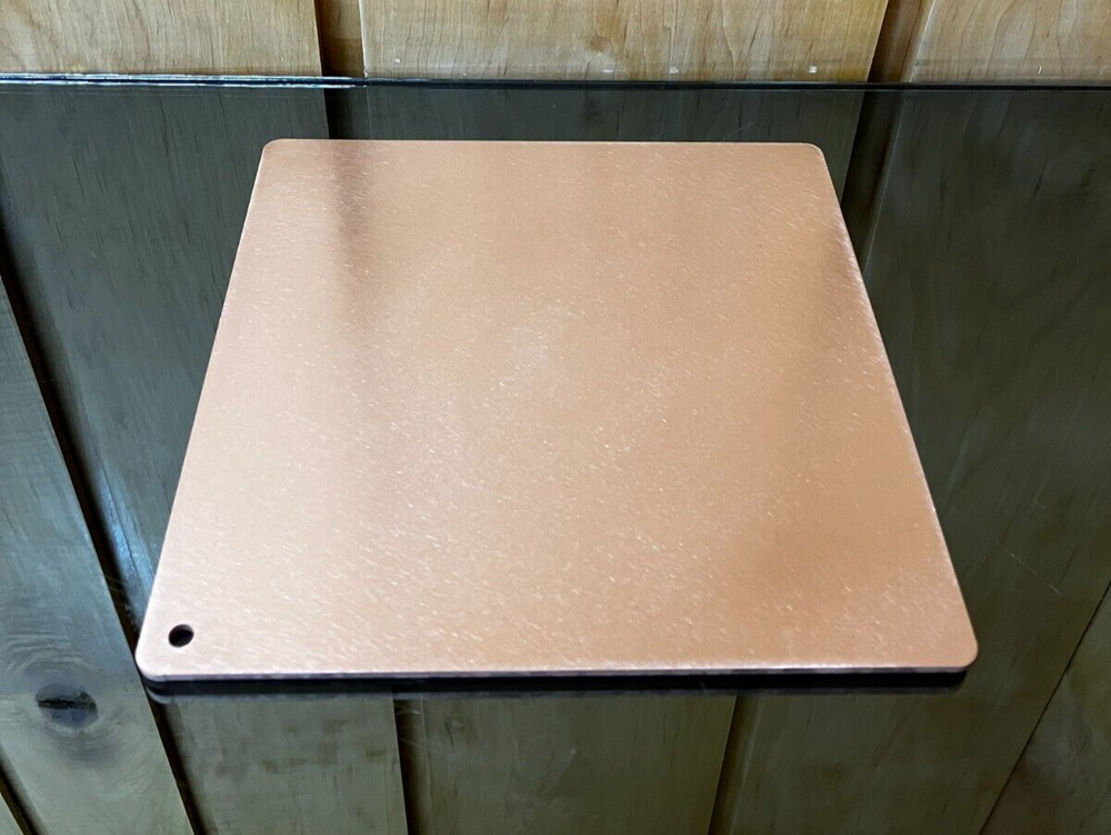 1/8” Thick Pure Copper Heat Diffuser 8” Square Stove Topper Defrost Plate