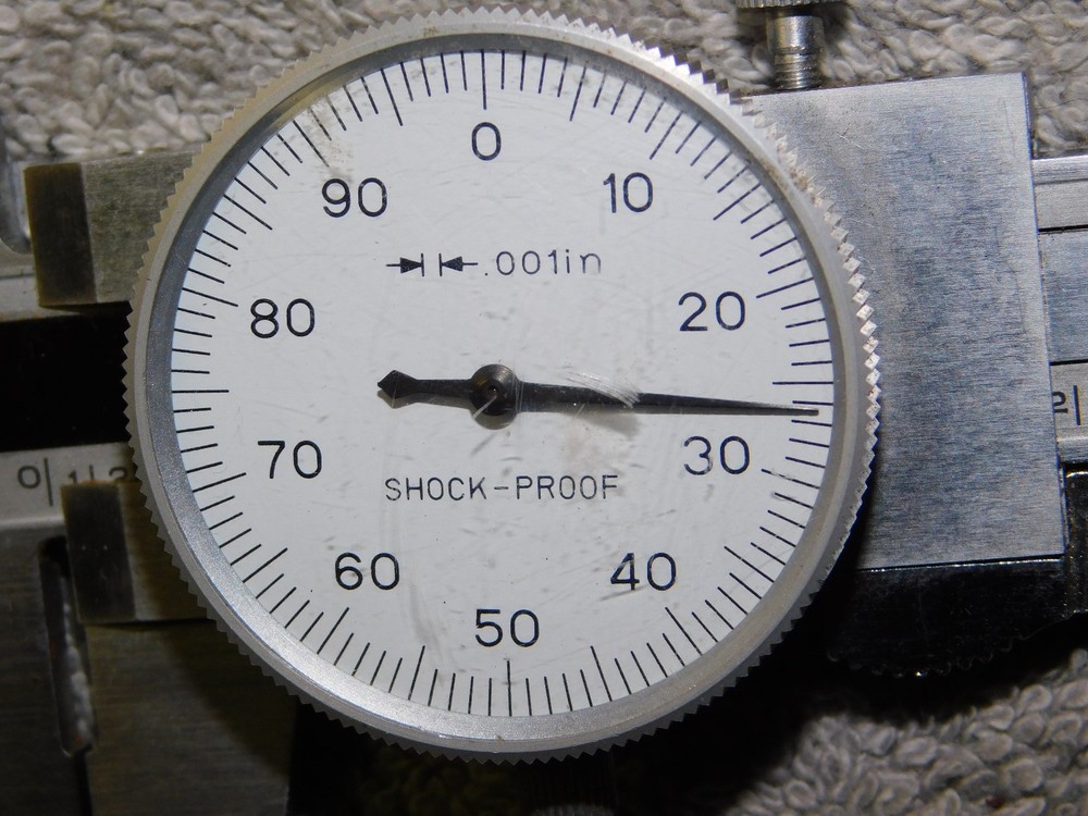 0 - 6" Dial Caliper - White Face