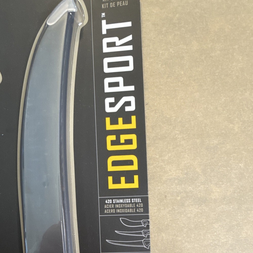 Smith's EdgeSport Game Processing Set 4 Tools 420 Stainless Steel Yellow Gray