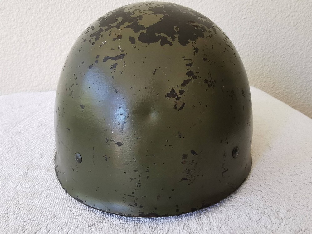 Vintage 1945-1955 Post War Austrian Sergeant Helmet Liner with Strap