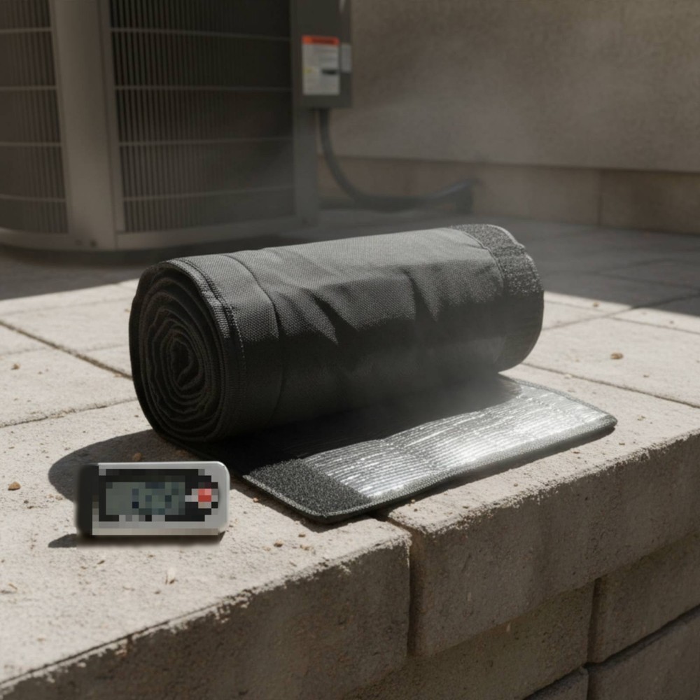 HVAC Pipe Insulation Cover High Temperature Resistant for DIYers