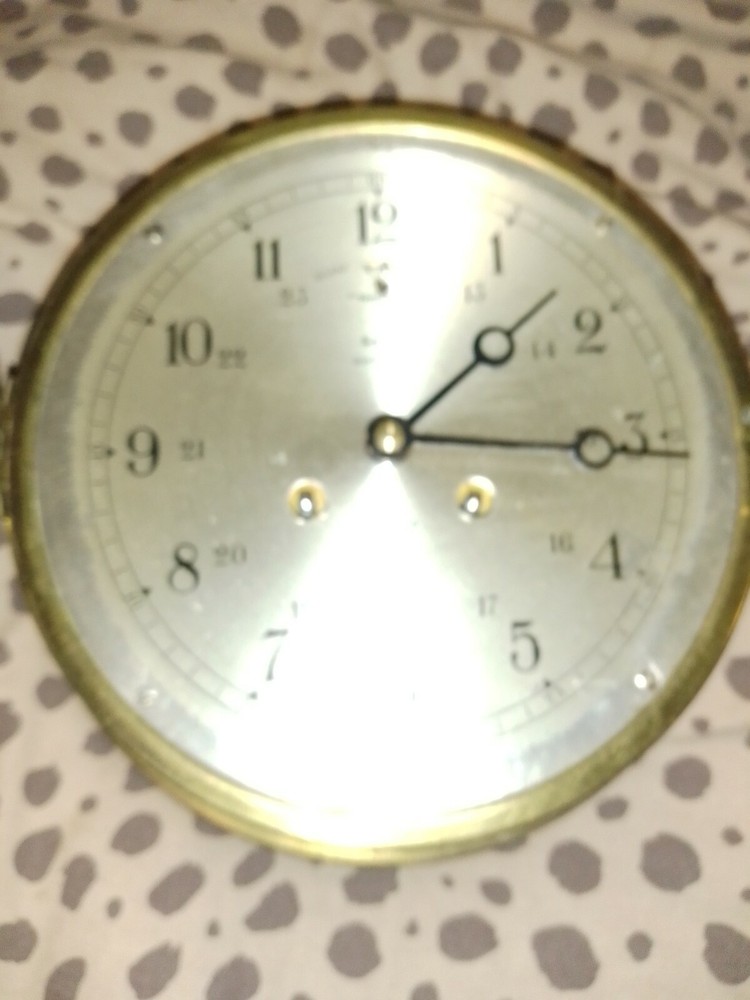 Salim brass maritime clock