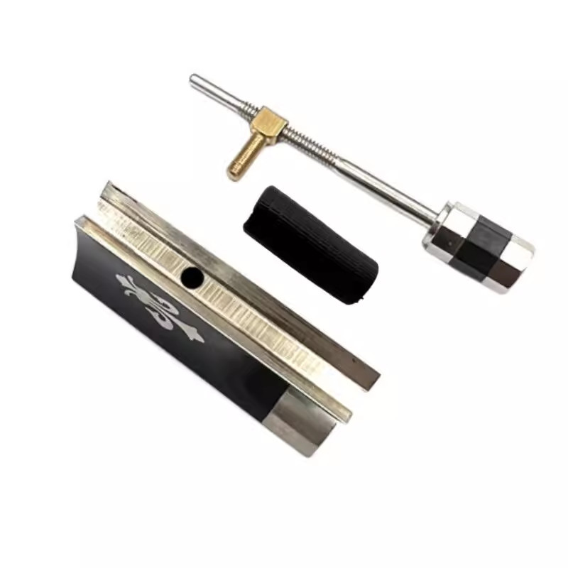 High Quality Abalone fleur de lys Design Violin Bow Frog 4/4 Full Size