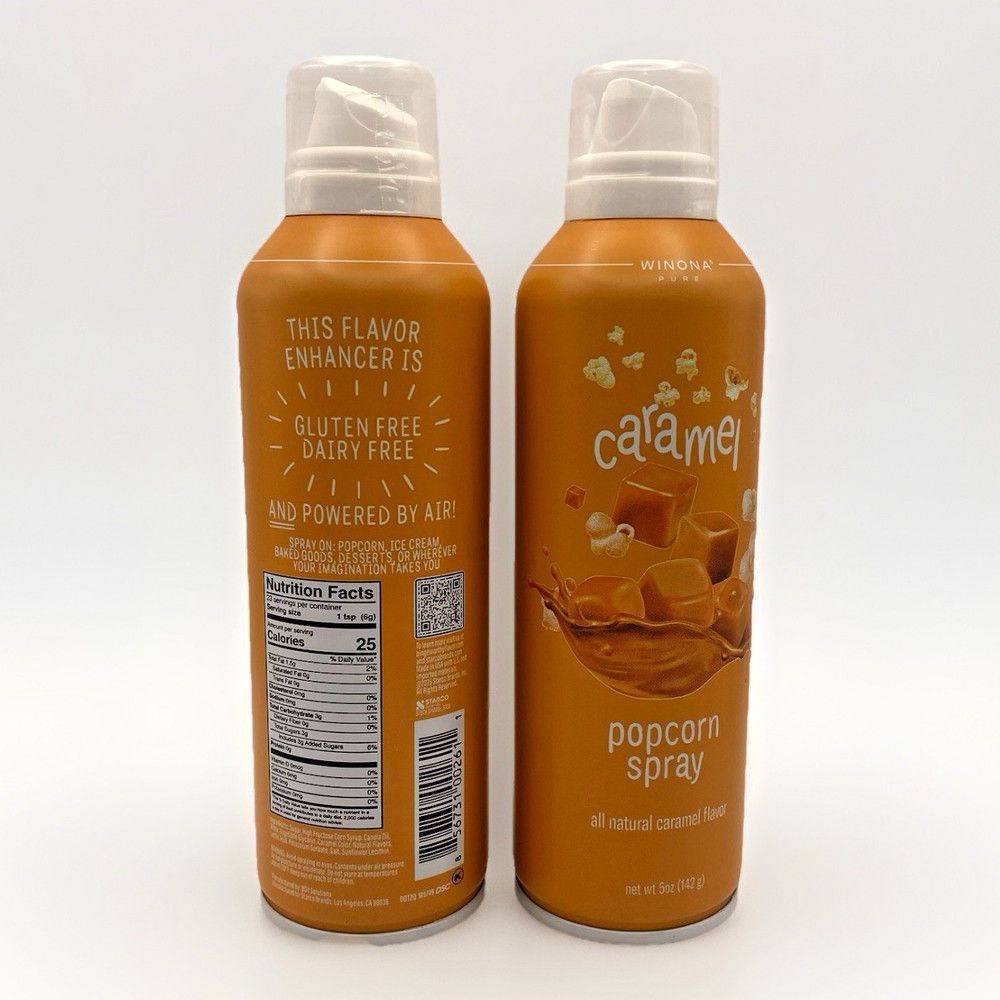 2 Pack Winona Caramel Popcorn Spray