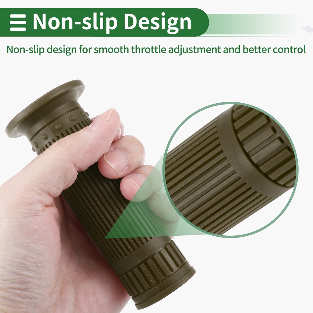 Motorcycle Knobs 7/8" 22mm Handlebar Cover TPU Green
